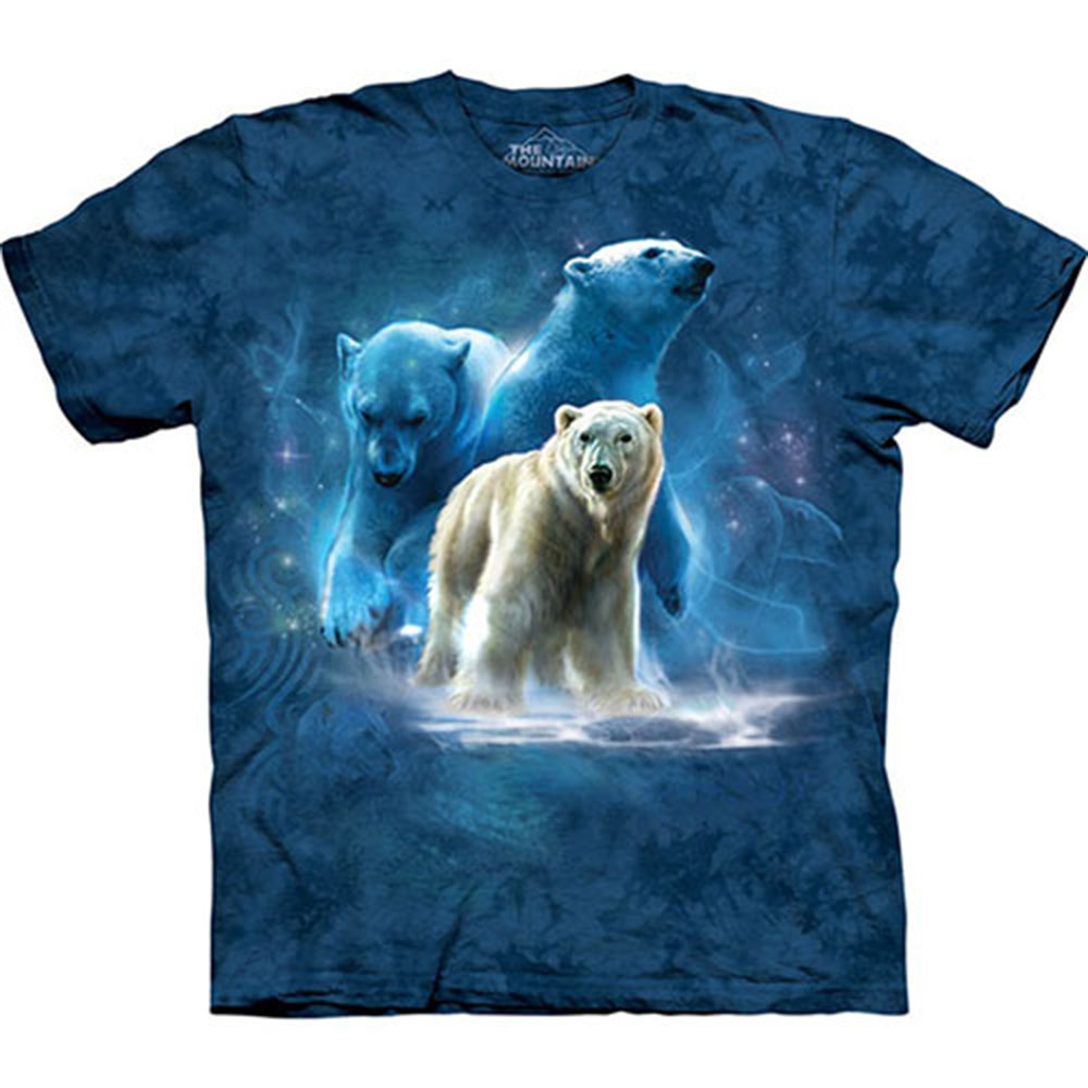 摩達客美國進口The Mountain北極熊群純棉短袖T恤