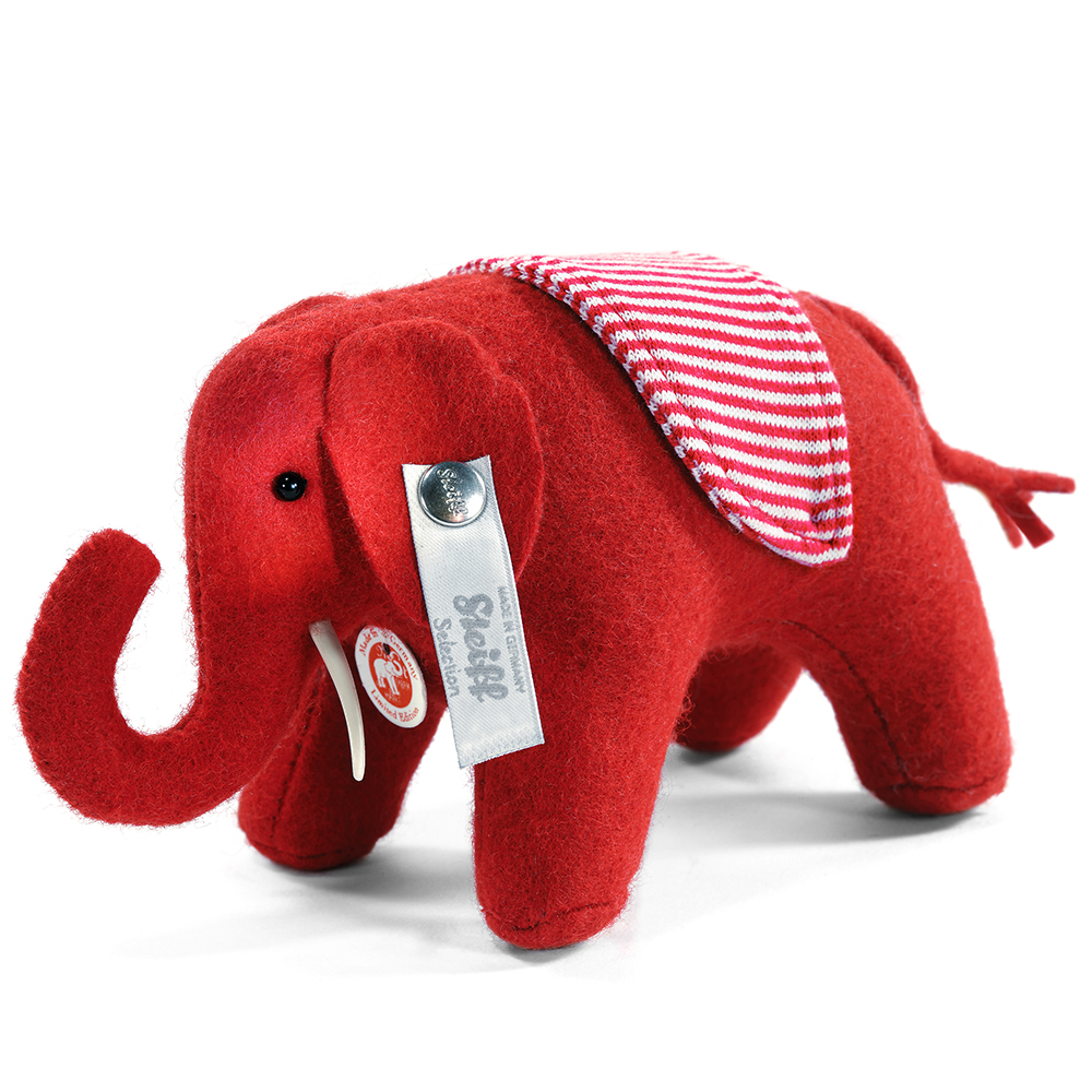 STEIFF 紅白大象Felt Elephant限量版