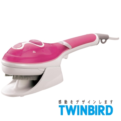 日本TWINBIRD-手持式蒸氣熨斗(粉)SA-4084TWP