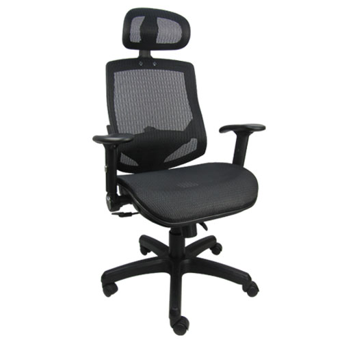 Design 黑傑克護腰可調全網電腦椅/辦公椅