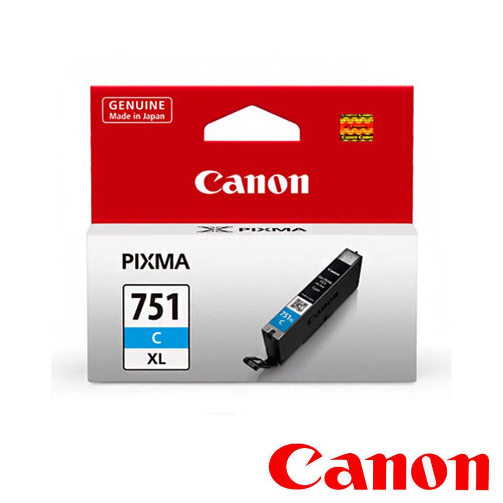 Canon CLI-751XL C 原廠藍色高容量XL墨水匣