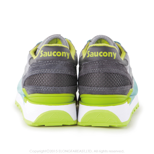(女) 美國 SAUCONY 經典時尚休閒輕量慢跑球鞋-綠淺灰