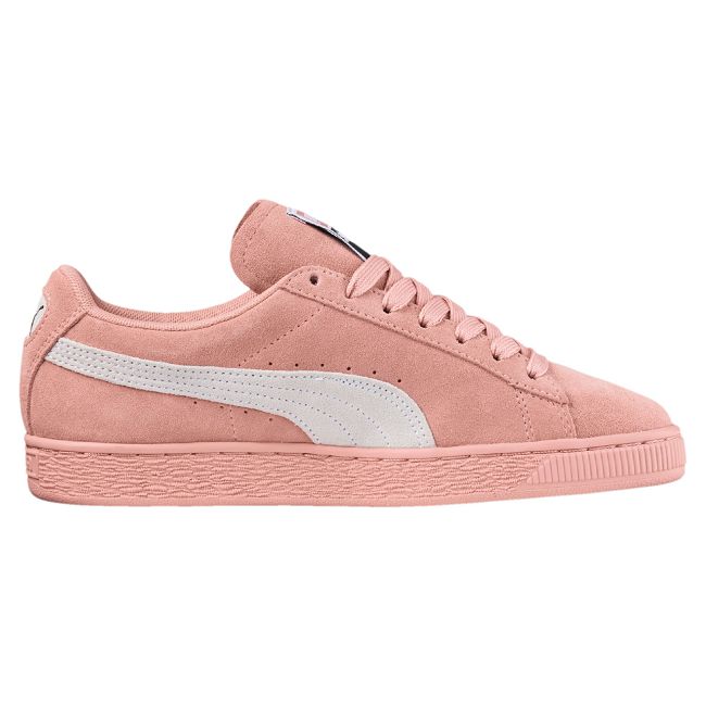 PUMA-Suede Classic Wns女復古運動鞋-蜜桃白