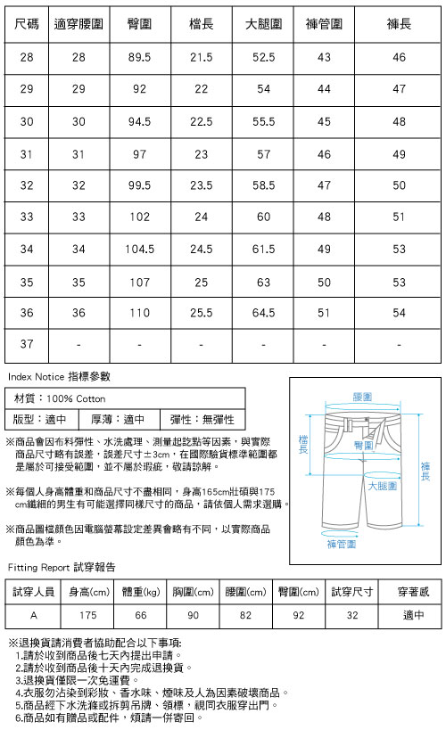 多口袋棉質五分短褲 三色-HeHa