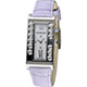 SWAROVSKI Lovely Crystals 奢華時尚魅力腕錶-銀x紫/39x21m product thumbnail 1