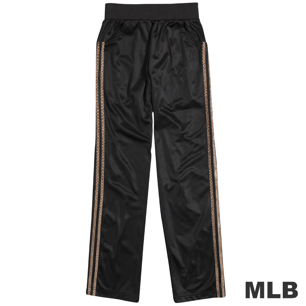 MLB-紐約洋基隊電繡動物紋運動長褲-黑(女)