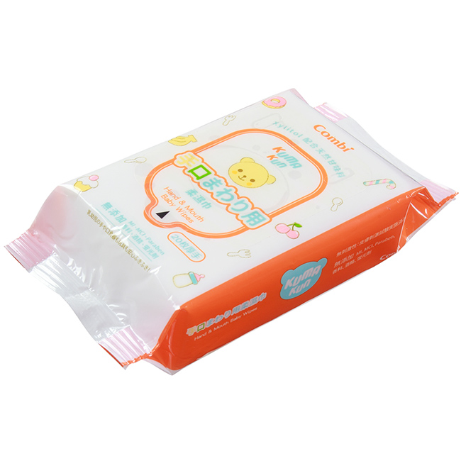 【麗嬰房】Combi Kuma Kun 手口嬰兒柔濕巾20抽(6入)