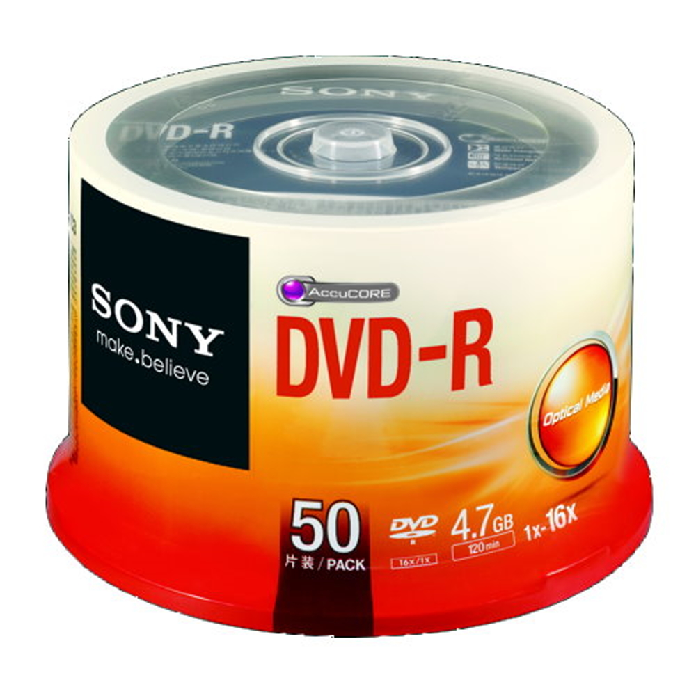 SONY 日本限定版 DVD-R 16X燒錄片 (100片)