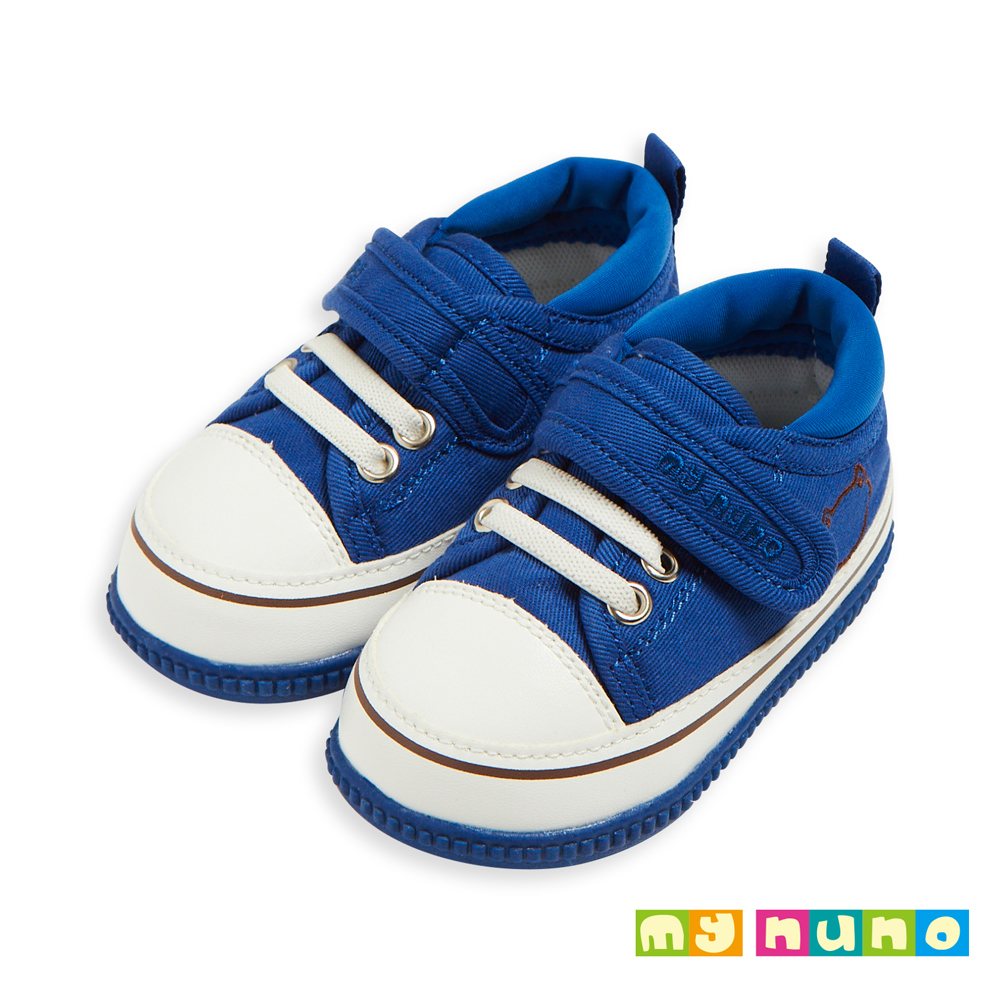 麗嬰房my nuno 嗶嗶有聲止滑寶寶學步鞋 藍