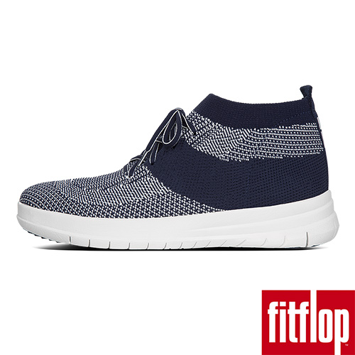 FitFlop TM-UBERKNIT TM SLIP-ON HIGH 藍/白