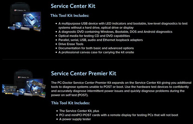 PC-Doctor Service Center Premier Kit(原廠套裝)