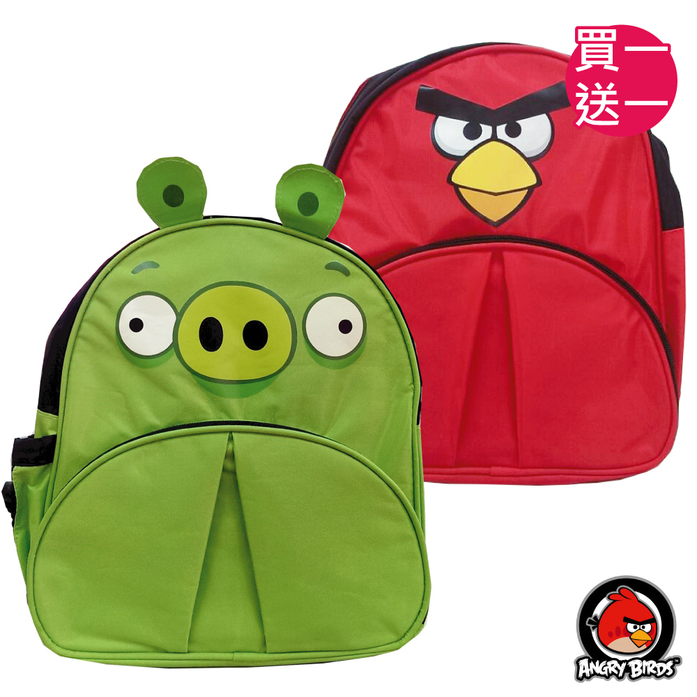 (買一送一) Angry Birds 兒童造型後背包