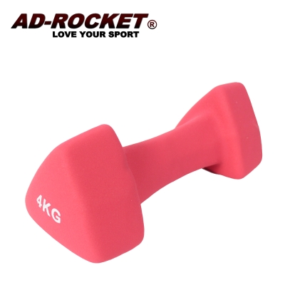 AD-ROCKET 三角鑄鐵啞鈴 韻律啞鈴 4kg 單入