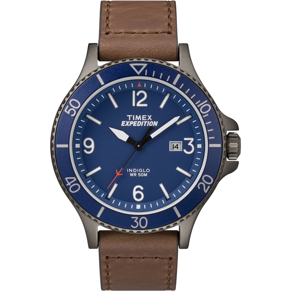 TIMEX 天美時 Expedition系列 精緻手錶-藍/43mm