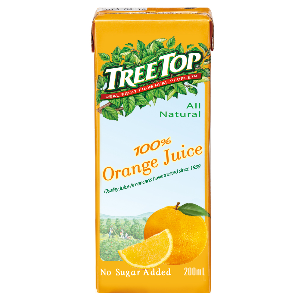 Treetop樹頂100%柳橙汁 (200ml x 6入)