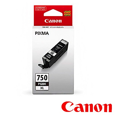 Canon PGI-750XL PGBK 原廠黑色高容量墨水匣