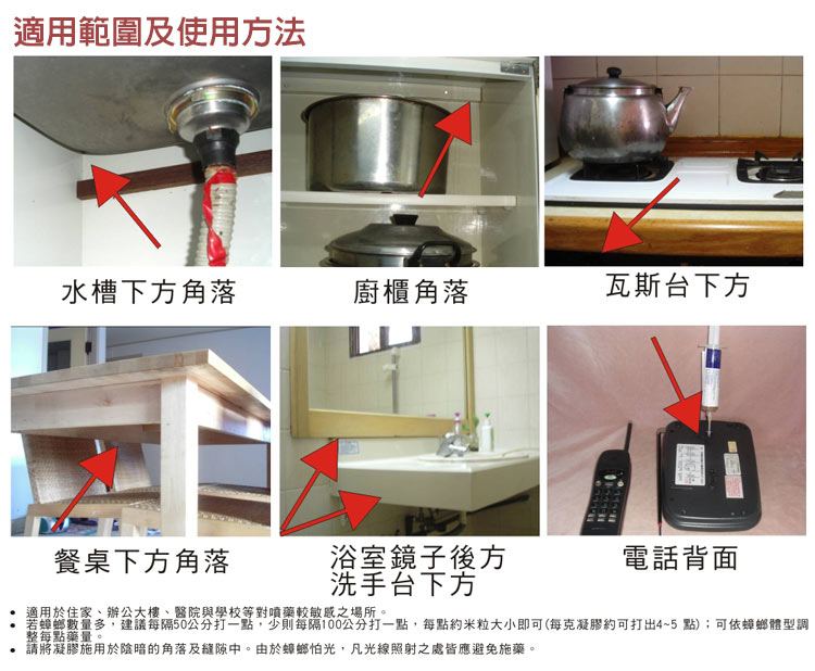 一點絕 2% 除蟑凝膠餌劑 (5公克裝)