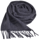 Vivienne Westwood 長版刺繡行星LOGO羊毛圍巾(深灰) product thumbnail 1