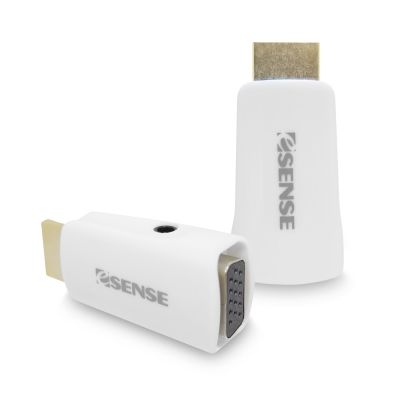 Esense 迷你HDMI TO VGA(含音源) 轉接器