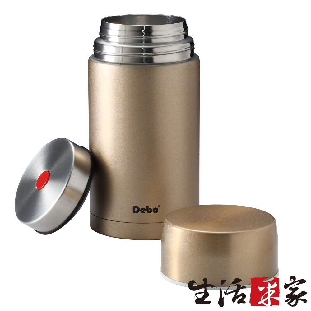 【生活采家】DEBO系列不鏽鋼1.2公升保溫悶燒罐(含提帶)