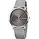 Calvin Klein CK Minimal 經典大LOGO手錶-灰x銀/40mm product thumbnail 1