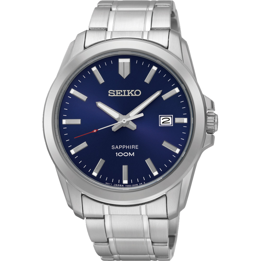 SEIKO CS系列大三針石英錶(SGEH47P1)-藍/41mm