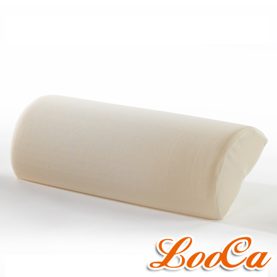 LooCa 吸濕排汗釋壓萬用靠枕(米白)