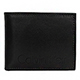Calvin Klein CK黑色真皮點狀CK Logo壓紋雙摺短夾 product thumbnail 1