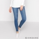 GIORDANO 女裝精工洗水彈力棉修身窄管牛仔褲-48 淺藍色 product thumbnail 1