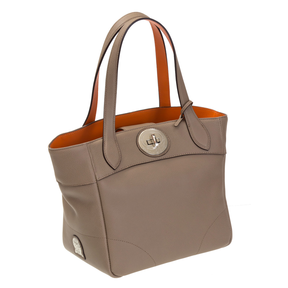 A.D.M.J. 小牛皮BOX CALF VERA TOTE 22 (TAUPE)