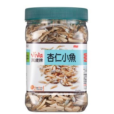 萬歲牌 杏仁小魚方型罐(270g)