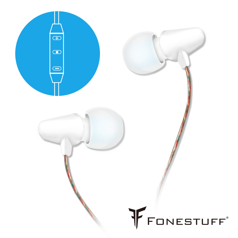 Fonestuff Fits12 陶瓷運動休閒風格耳機-快