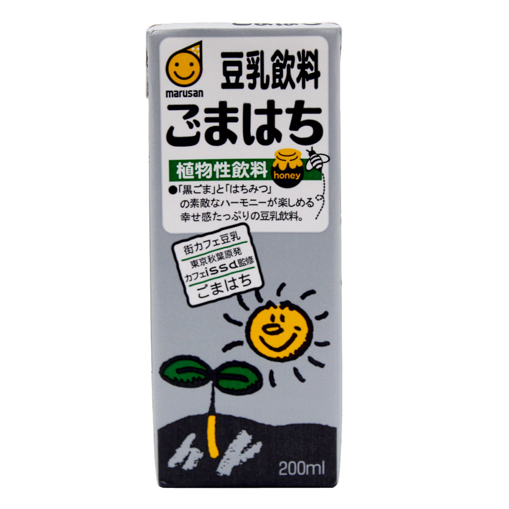 Marusan 豆乳飲料-芝麻蜂蜜口味(200mlx6瓶)