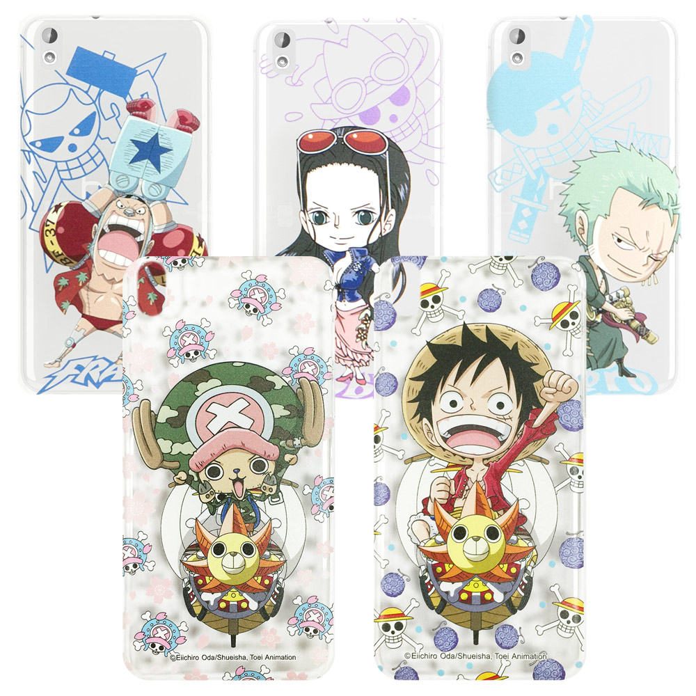 MOLANG HTC Desire 816專用航海王ONEPIECE透明手機殼