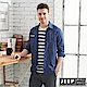 JEEP 舒適輕薄襯衫式外套-深藍 product thumbnail 1