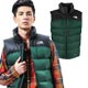 THE NORTH FACE NUPTSE 2 男 700FILL 羽絨背心 墨綠/黑 product thumbnail 1