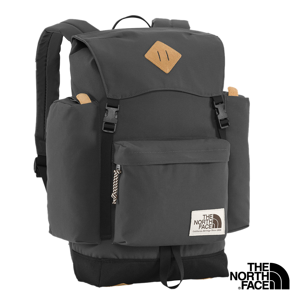 The North Face RUCKSACK 20L 復古風格雙肩背包 瀝灰/黑