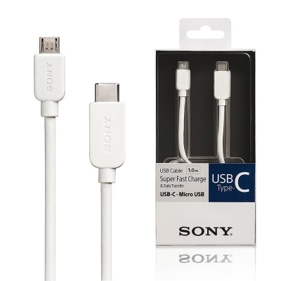 SONY Type-C轉MicroUSB 高速傳輸充電線 1M (CP-CB100)