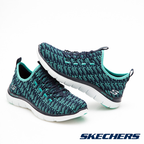 SKECHERS (女) 運動系列FLEX APPEAL 2.0-12765NVGR