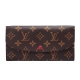 LV M60697 Emilie系列經典Monogram釦式長夾(紫紅) product thumbnail 1