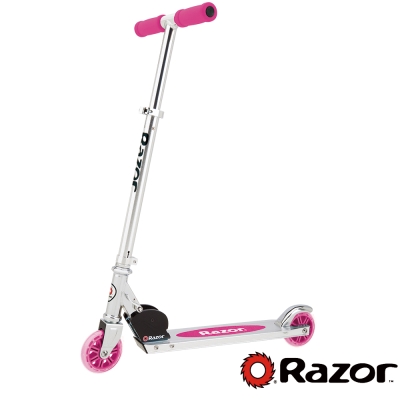 【 美國 Razor 】 A Scooter 兒童 滑板車 / 平衡車 - 粉色