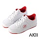【AKII】極簡時尚內增高休閒鞋 ↑7cm 白 product thumbnail 1