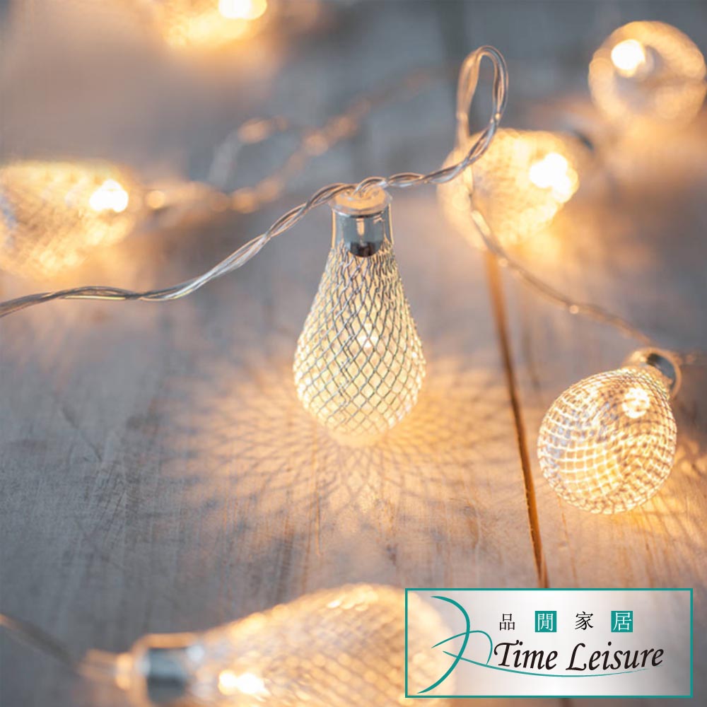 Time Leisure 鐵藝LED派對佈置/耶誕聖誕燈飾燈串(燈泡/暖白/3M)