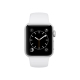 Apple Watch Series2 38mm銀色鋁金屬錶殼搭配白色運動型錶帶 product thumbnail 1