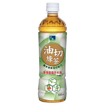 悅氏健茶到 油切綠茶-無糖(550mlx24入)