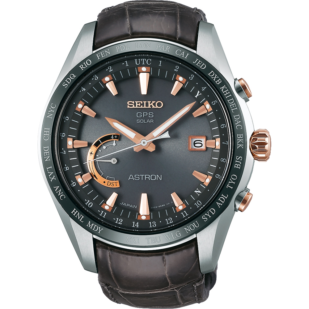 SEIKO 精工 ASTRON GPS 鈦衛星太陽能電波腕錶(SSE095J1)-45mm