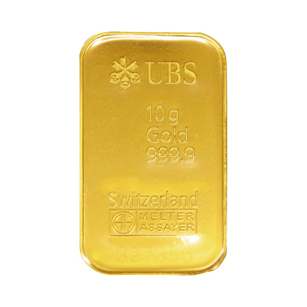 UBS kinebar-黃金條塊(10公克)