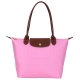 LONGCHAMP Le pliage 長提把摺疊水餃包(小/粉色) product thumbnail 1