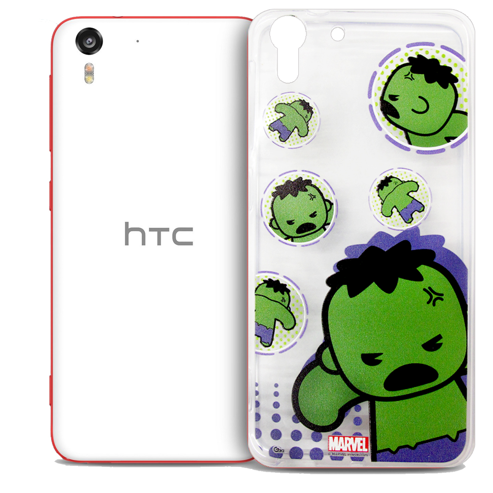 復仇者聯盟 HTC Desire EYE Q版彩繪手機軟殼(英雄款) product image 1