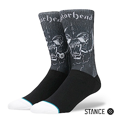 STANCE MOTORHEAD-男襪-休閒襪-金屬樂團傳奇-摩托頭紀念款